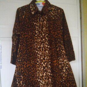 Runway Flair Kara Chic Leopard Print Midi Dress Shania Twain Styled